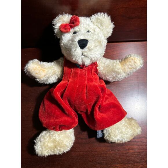 12" Boyds Bear Collection with Red Jumper Bow 1985-97 JB Bean Series - Picture 9 of 9